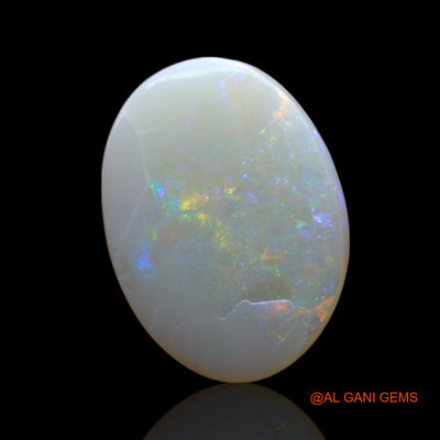 2.00 Cts Unheated Australian Fire Opal Loose Gemstone Oval Cabochon Natural 12x9x3 mm AF-276