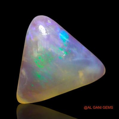 Natural Untreated Fire Opal Loose Gemstone Trillion Cabochon From Australia 3.00 Cts 11x10x4 mm AF-278
