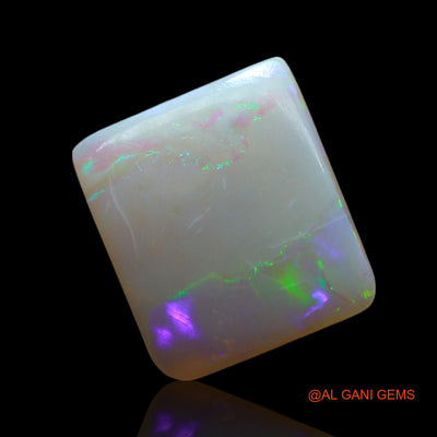 Natural Fire Opal Gemstone 2.00 Cts Loose Square Cabochon From Australia 11x9x2 mm AF-279