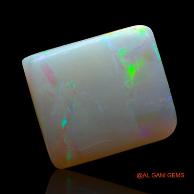 Natural Fire Opal Gemstone 2.00 Cts Loose Square Cabochon From Australia 11x9x2 mm AF-279