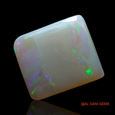 Natural Fire Opal Gemstone 2.00 Cts Loose Square Cabochon From Australia 11x9x2 mm AF-279