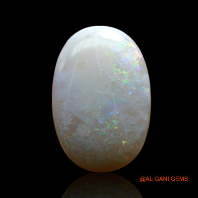 Natural Fire Opal Gemstone 7.00 Cts Loose Oval Cabochon From Australia 20x13x4 mm AF-27