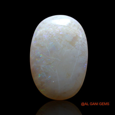 Natural Fire Opal Gemstone 7.00 Cts Loose Oval Cabochon From Australia 20x13x4 mm AF-27