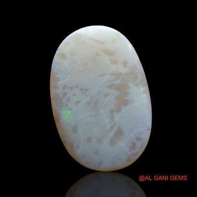 Natural Fire Opal Gemstone 7.00 Cts Loose Oval Cabochon From Australia 20x13x4 mm AF-27