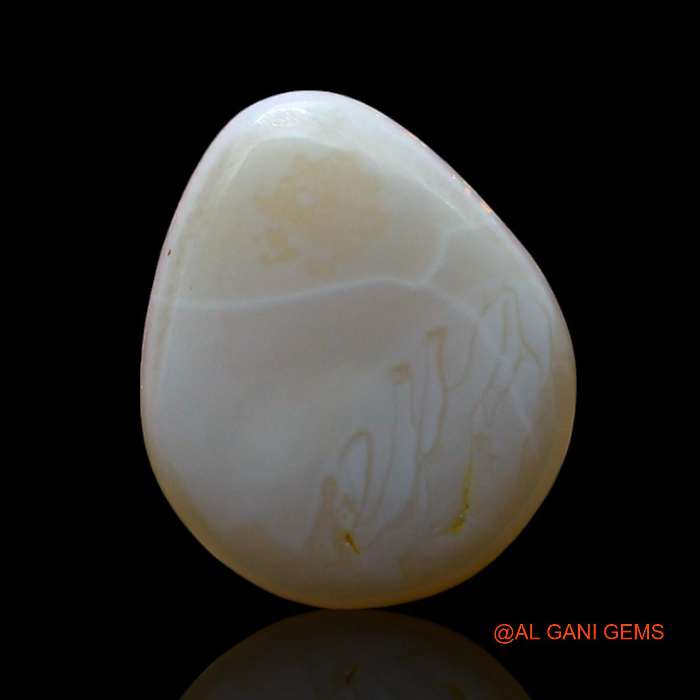 2.00 Cts Natural Australian Fire Opal Loose Gemstone Fancy Cabochon 12x10x3 mm AF-280