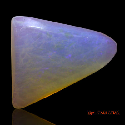 2.00 Cts Natural Australian Fire Opal Trillion Cabochon Loose Gemstone For Jewelry 11x9x4 mm AF-281