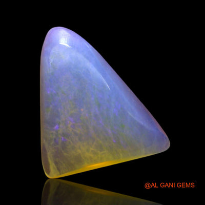 2.00 Cts Natural Australian Fire Opal Trillion Cabochon Loose Gemstone For Jewelry 11x9x4 mm AF-281