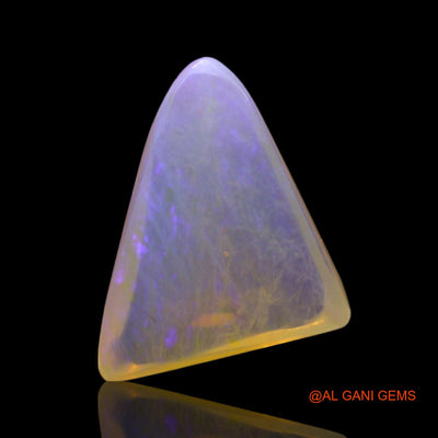 2.00 Cts Natural Australian Fire Opal Trillion Cabochon Loose Gemstone For Jewelry 11x9x4 mm AF-281