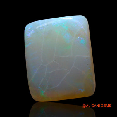 Natural Fire Opal Gemstone 3.00 Cts Loose Square Cabochon From Australia 11x9x3 mm AF-284