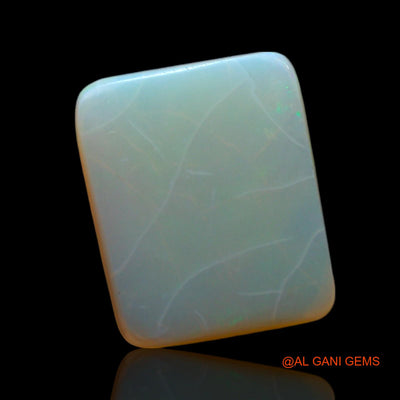 Natural Fire Opal Gemstone 3.00 Cts Loose Square Cabochon From Australia 11x9x3 mm AF-284