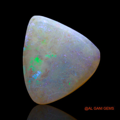 Natural Fire Opal Gemstone 2.00 Cts Loose Trillion Cabochon From Australia 11x10x3 mm AF-285