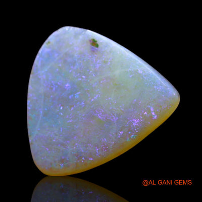 Natural Fire Opal Gemstone 2.00 Cts Loose Trillion Cabochon From Australia 11x10x3 mm AF-285
