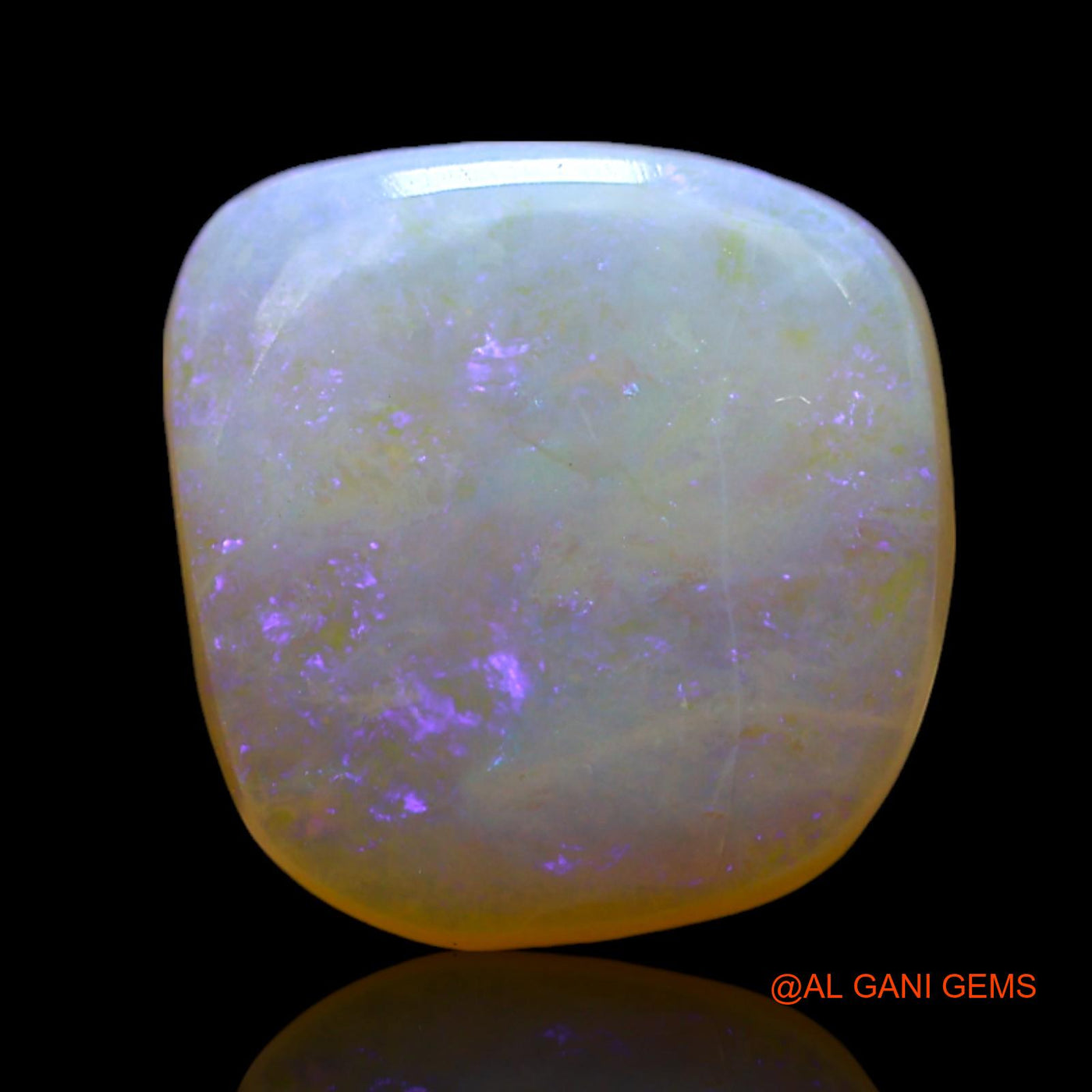 3.00 Cts Natural Australian Fire Opal Fancy Cabochon Loose Gemstone For Jewelry 11x10x3 mm AF-286