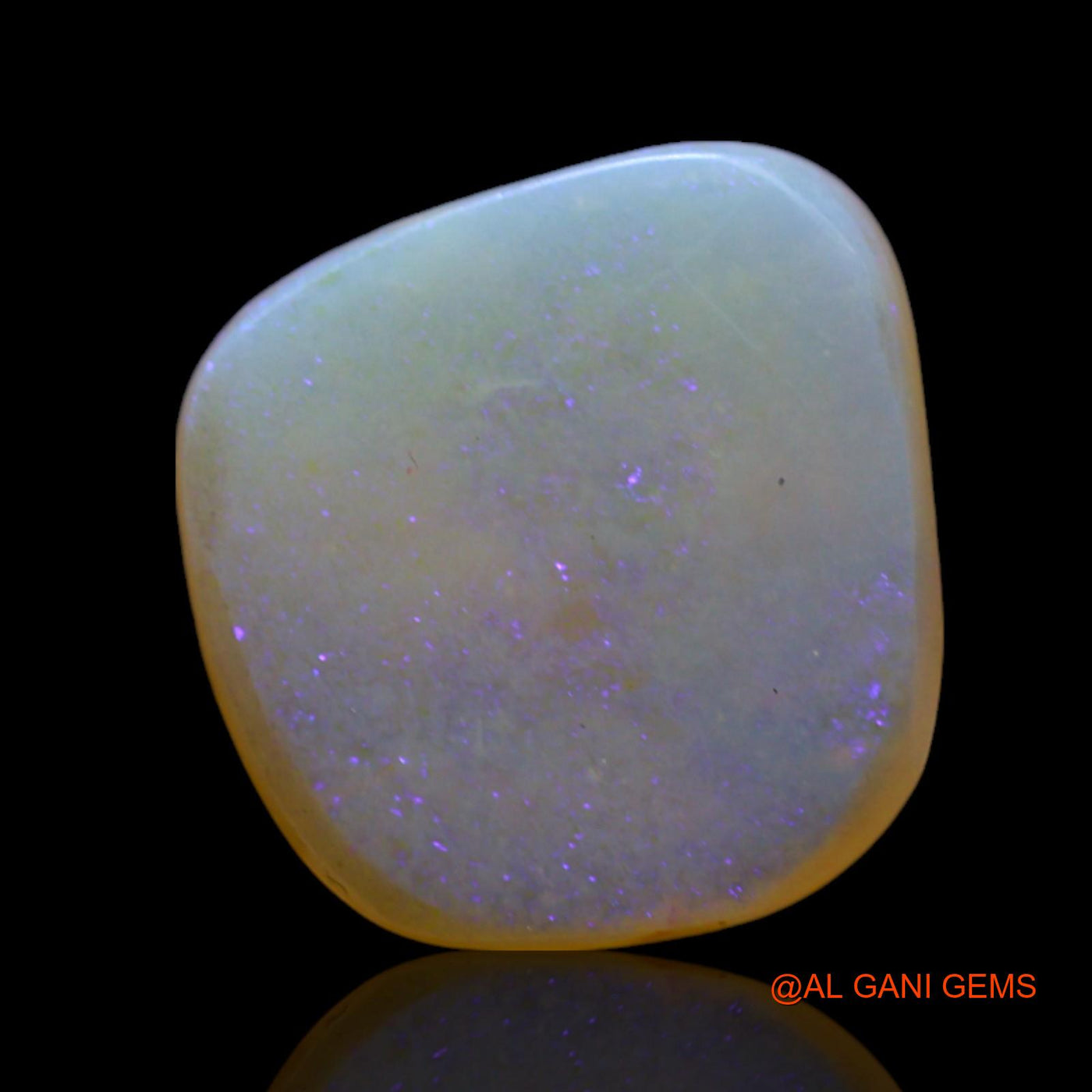 3.00 Cts Natural Australian Fire Opal Fancy Cabochon Loose Gemstone For Jewelry 11x10x3 mm AF-286