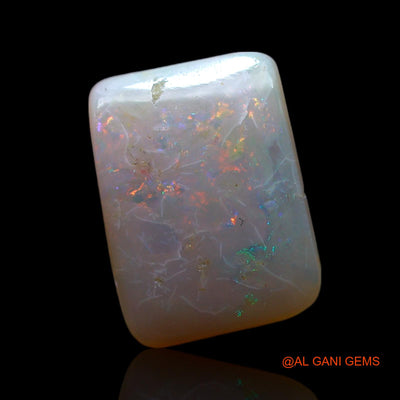 Natural Untreated Fire Opal Loose Gemstone Square Cabochon From Australia 2.00 Cts 11x8x3 mm AF-287