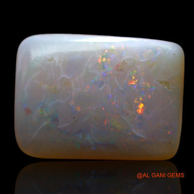 Natural Untreated Fire Opal Loose Gemstone Square Cabochon From Australia 2.00 Cts 11x8x3 mm AF-287