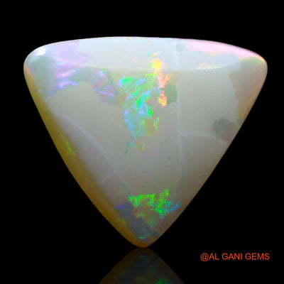 2.00 Cts Natural Australian Fire Opal Trillion Cabochon Loose Gemstone For Jewelry 11x10x3 mm AF-288