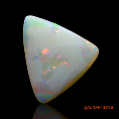 2.00 Cts Natural Australian Fire Opal Trillion Cabochon Loose Gemstone For Jewelry 11x10x3 mm AF-288