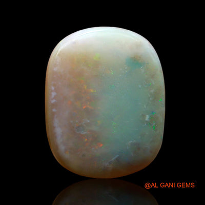 Natural Fire Opal Gemstone 9.00 Cts Loose Oval Cabochon From Australia 18x14x4 mm AF-28