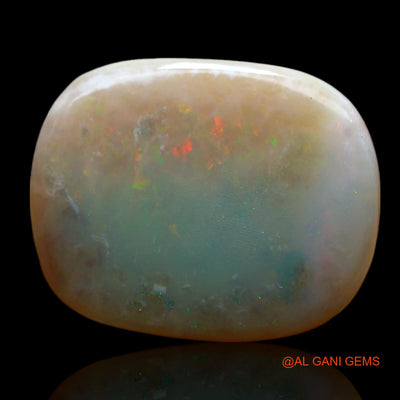 Natural Fire Opal Gemstone 9.00 Cts Loose Oval Cabochon From Australia 18x14x4 mm AF-28