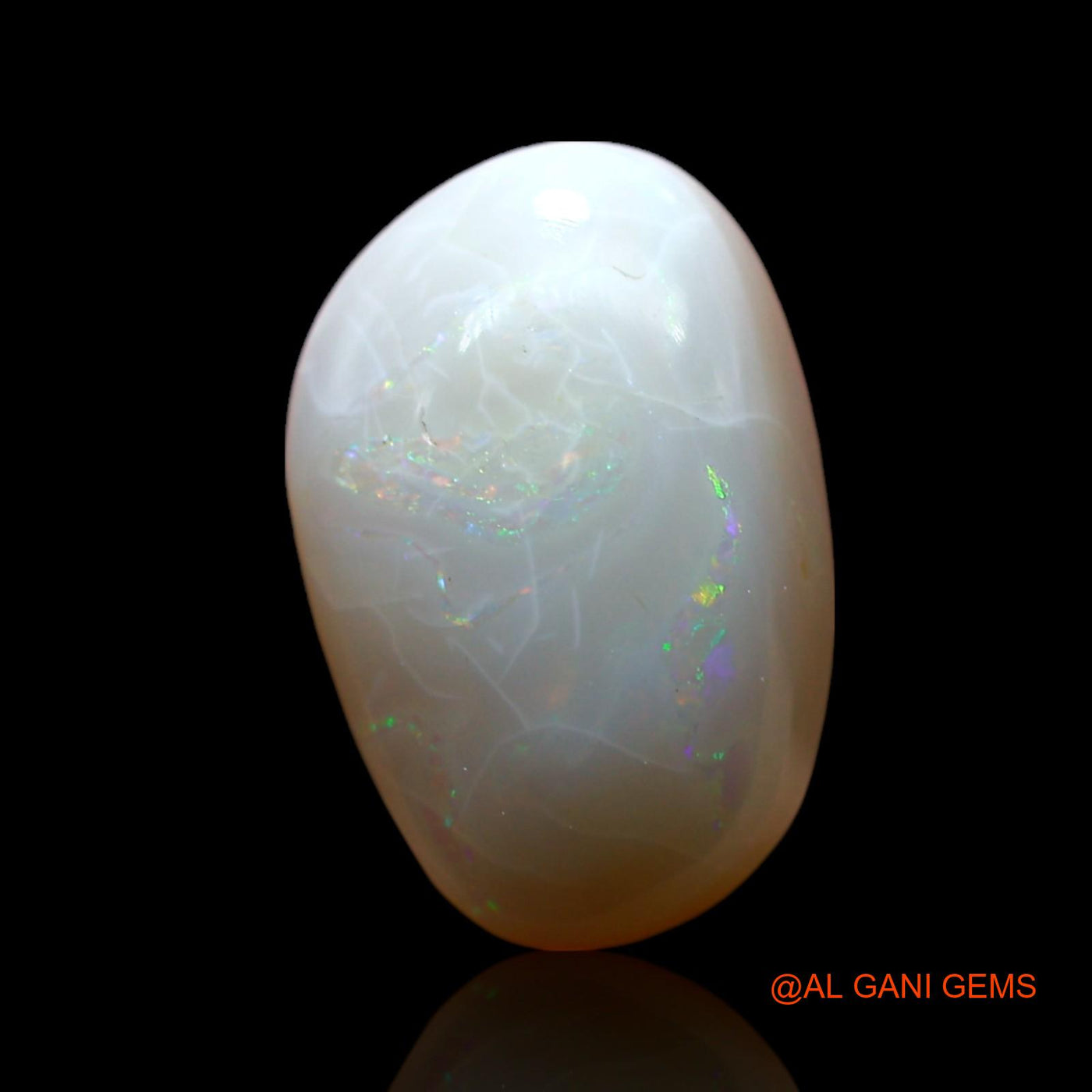 3.00 Cts Natural Australian Fire Opal Fancy Cabochon Loose Gemstone For Jewelry 13x8x5 mm AF-290