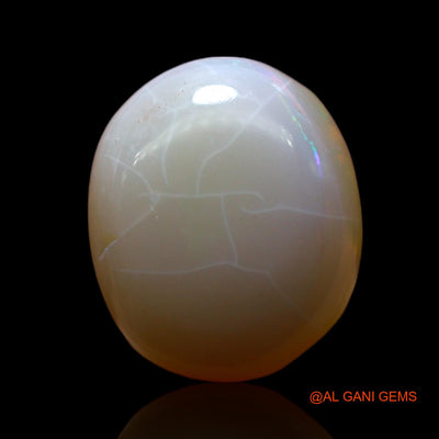 4.00 Cts Natural Australian Fire Opal Loose Gemstone Fancy Cabochon 11x10x6 mm AF-291