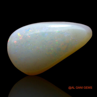3.00 Cts Natural Australian Fire Opal Loose Gemstone Pear Cabochon 13x7x5 mm AF-292
