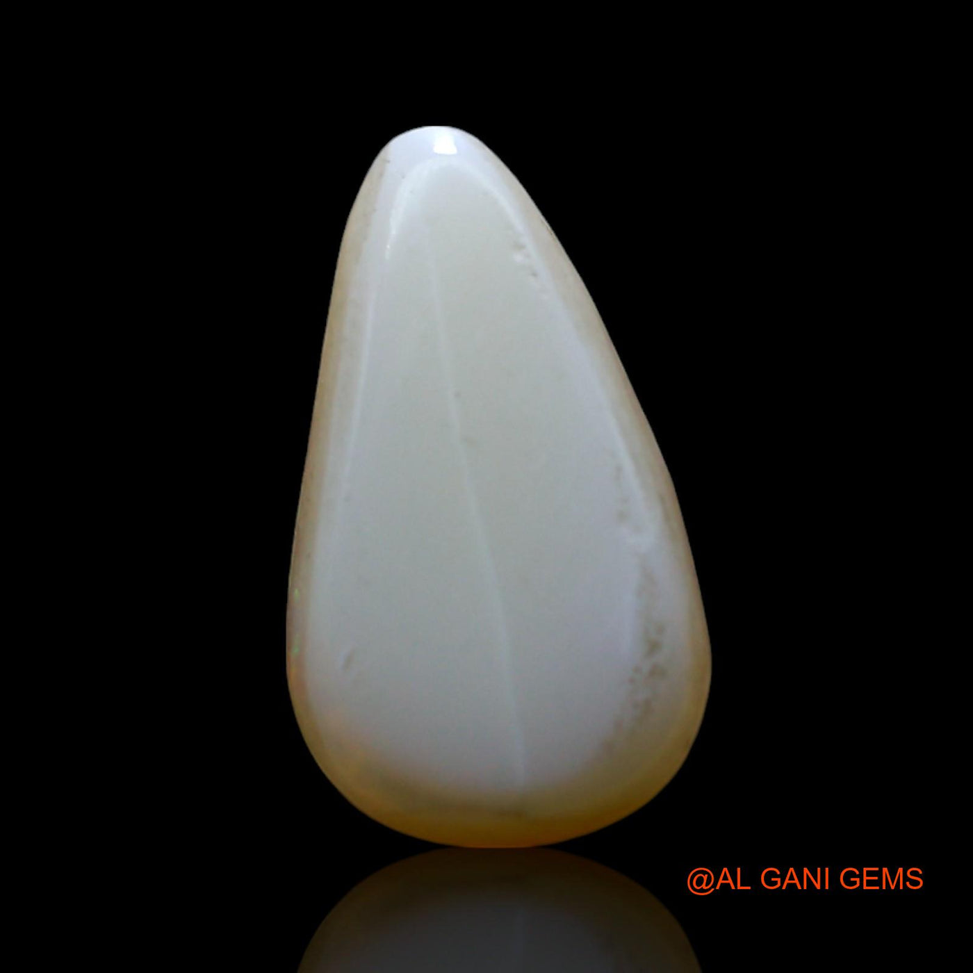 3.00 Cts Natural Australian Fire Opal Loose Gemstone Pear Cabochon 13x7x5 mm AF-292