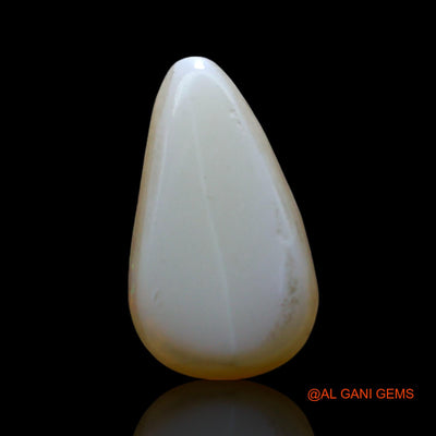 3.00 Cts Natural Australian Fire Opal Loose Gemstone Pear Cabochon 13x7x5 mm AF-292