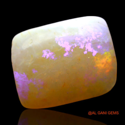 2.00 Cts Natural Australian Fire Opal Loose Gemstone Square Cabochon 11x8x3 mm AF-294