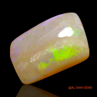 2.00 Cts Natural Australian Fire Opal Loose Gemstone Square Cabochon 11x8x3 mm AF-294