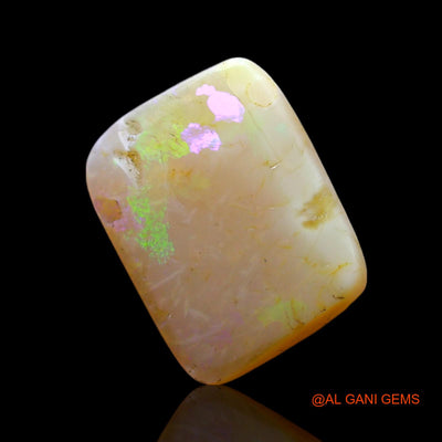2.00 Cts Natural Australian Fire Opal Loose Gemstone Square Cabochon 11x8x3 mm AF-294