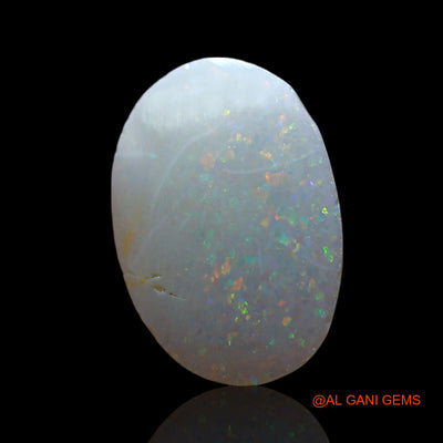 1.00 Cts Natural Australian Fire Opal Loose Gemstone Oval Cabochon 12x8x2 mm AF-295