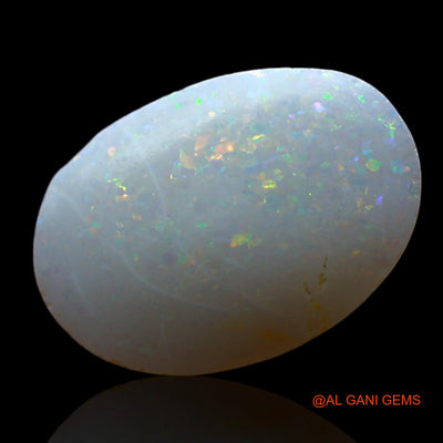 1.00 Cts Natural Australian Fire Opal Loose Gemstone Oval Cabochon 12x8x2 mm AF-295