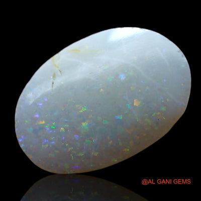1.00 Cts Natural Australian Fire Opal Loose Gemstone Oval Cabochon 12x8x2 mm AF-295