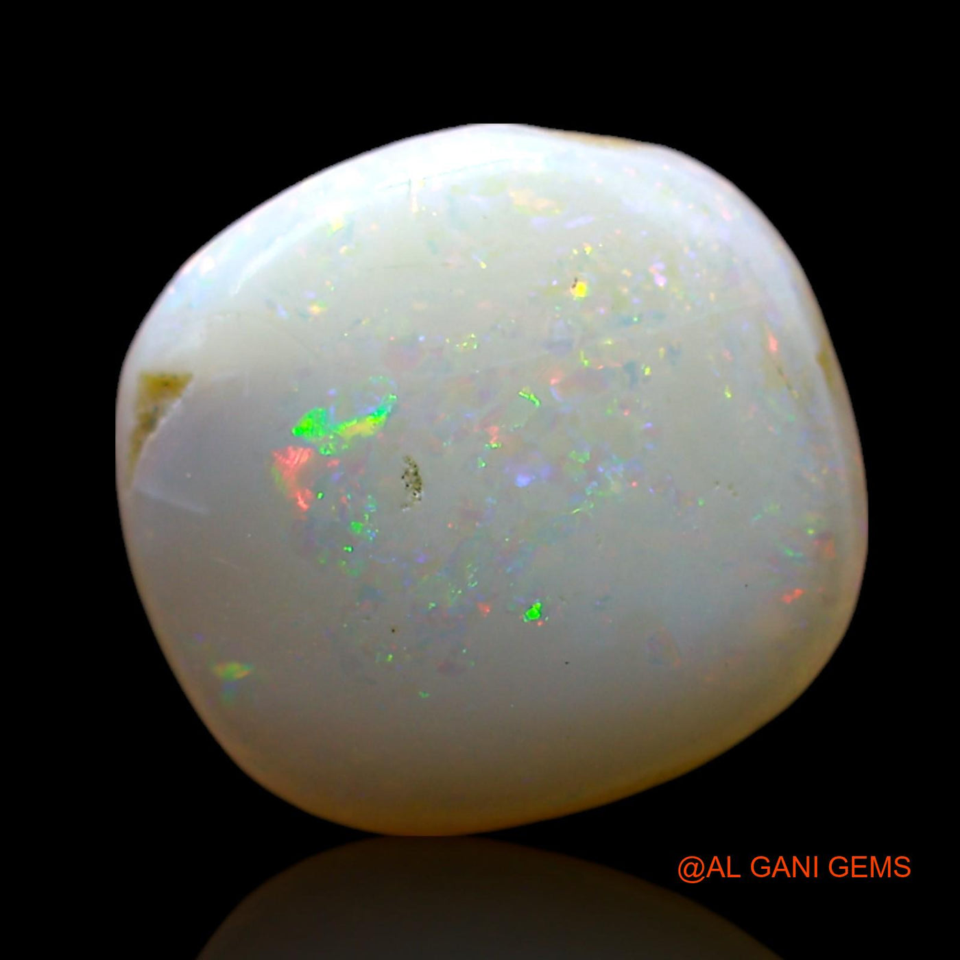 2.00 Cts Natural Australian Fire Opal Oval Cabochon Loose Gemstone For Jewelry 11x10x3 mm AF-297
