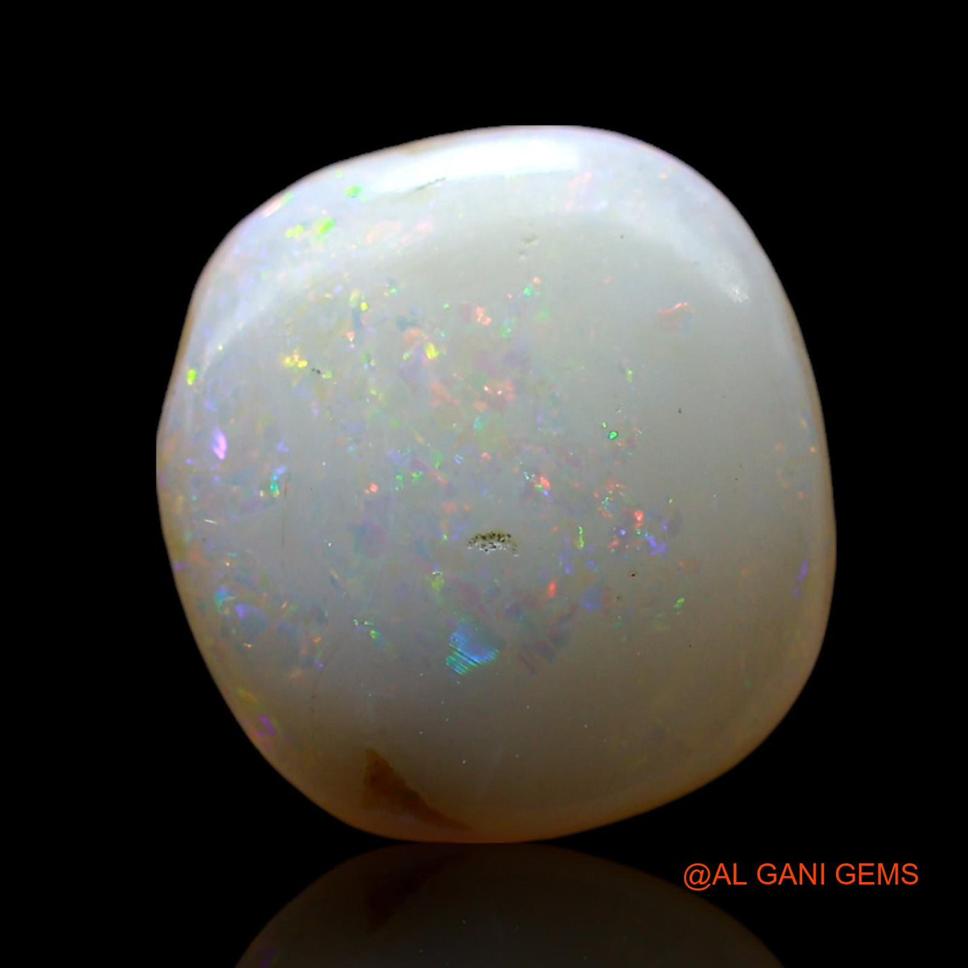 2.00 Cts Natural Australian Fire Opal Oval Cabochon Loose Gemstone For Jewelry 11x10x3 mm AF-297