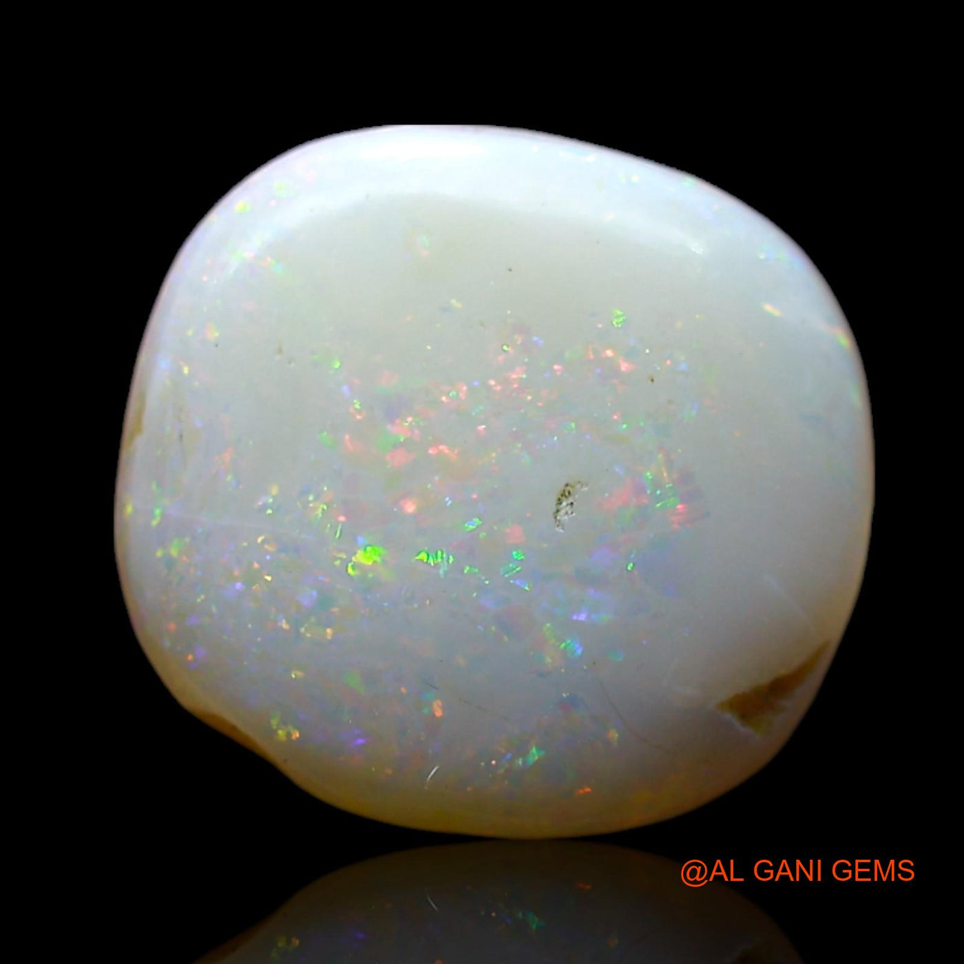2.00 Cts Natural Australian Fire Opal Oval Cabochon Loose Gemstone For Jewelry 11x10x3 mm AF-297