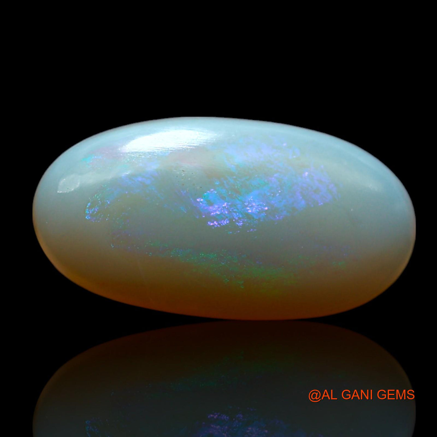 2.00 Cts Natural Australian Fire Opal Loose Gemstone Fancy Cabochon 15x8x3 mm AF-29