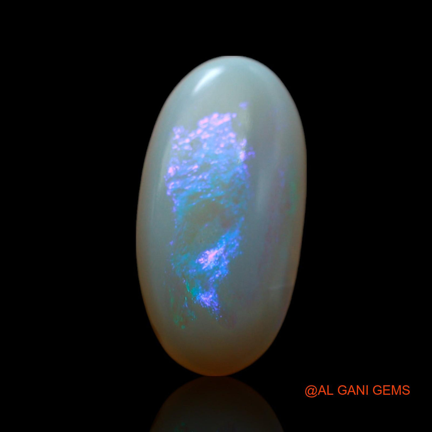 2.00 Cts Natural Australian Fire Opal Loose Gemstone Fancy Cabochon 15x8x3 mm AF-29