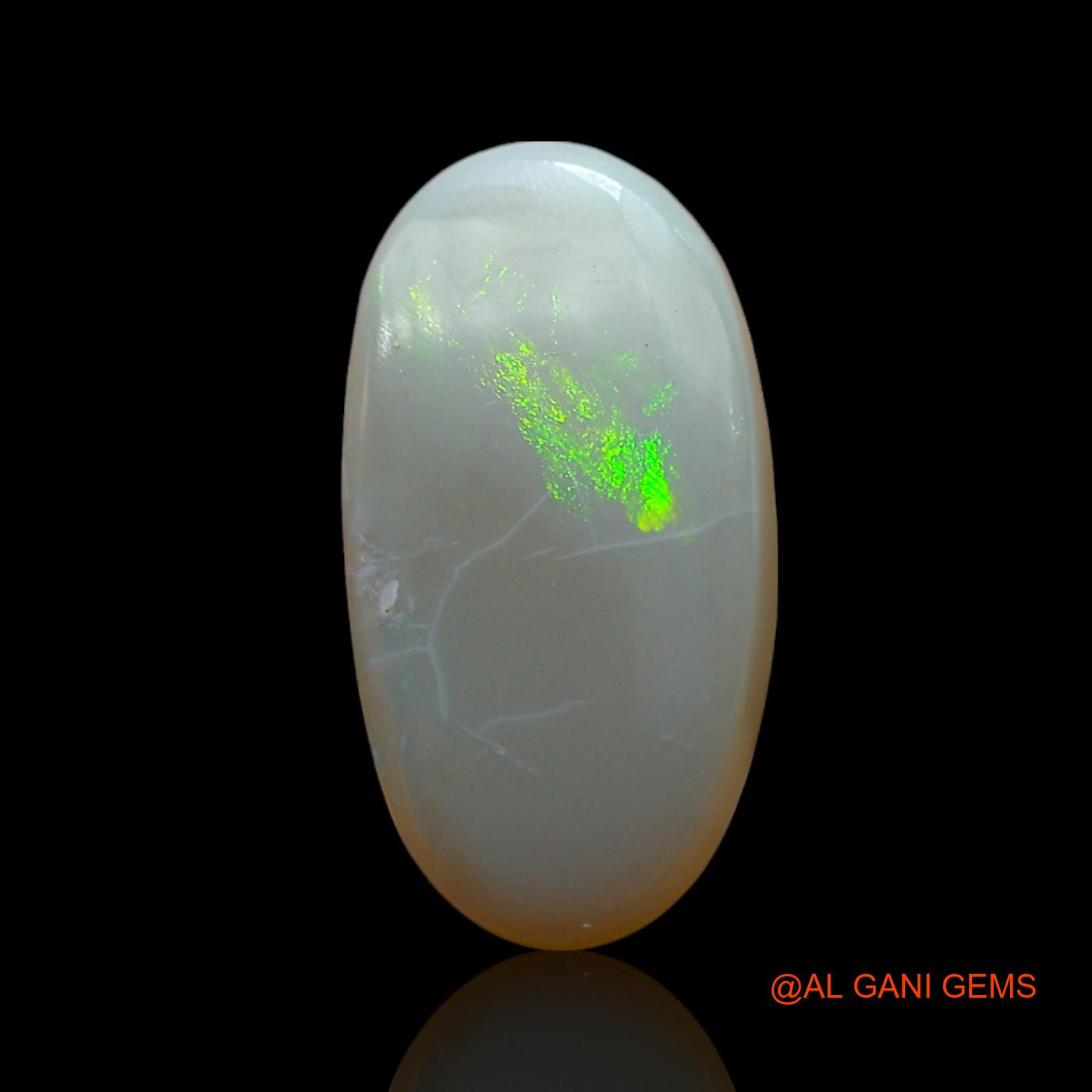 2.00 Cts Natural Australian Fire Opal Loose Gemstone Fancy Cabochon 15x8x3 mm AF-29