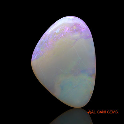 Natural Untreated Fire Opal Loose Gemstone Fancy Cabochon From Australia 14.00 Cts 30x21x4 mm AF-2