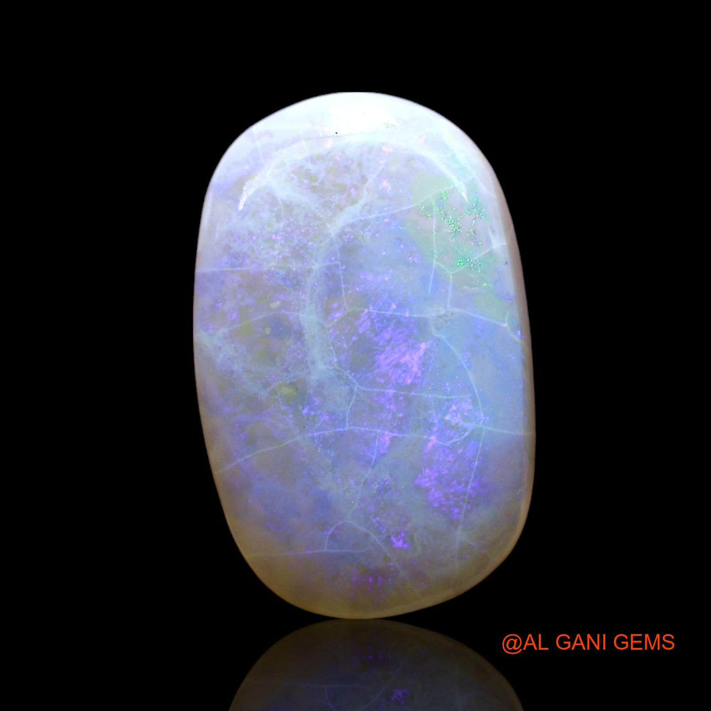 Natural Fire Opal Gemstone 7.00 Cts Loose Oval Cabochon From Australia 18x11x4 mm AF-301