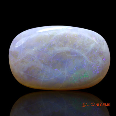 Natural Fire Opal Gemstone 7.00 Cts Loose Oval Cabochon From Australia 18x11x4 mm AF-301