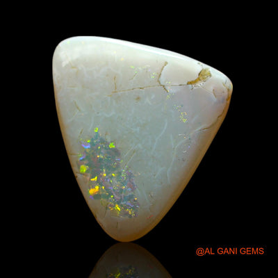 6.00 Cts Natural Australian Fire Opal Loose Gemstone Trillion Cabochon 15x14x4 mm AF-303