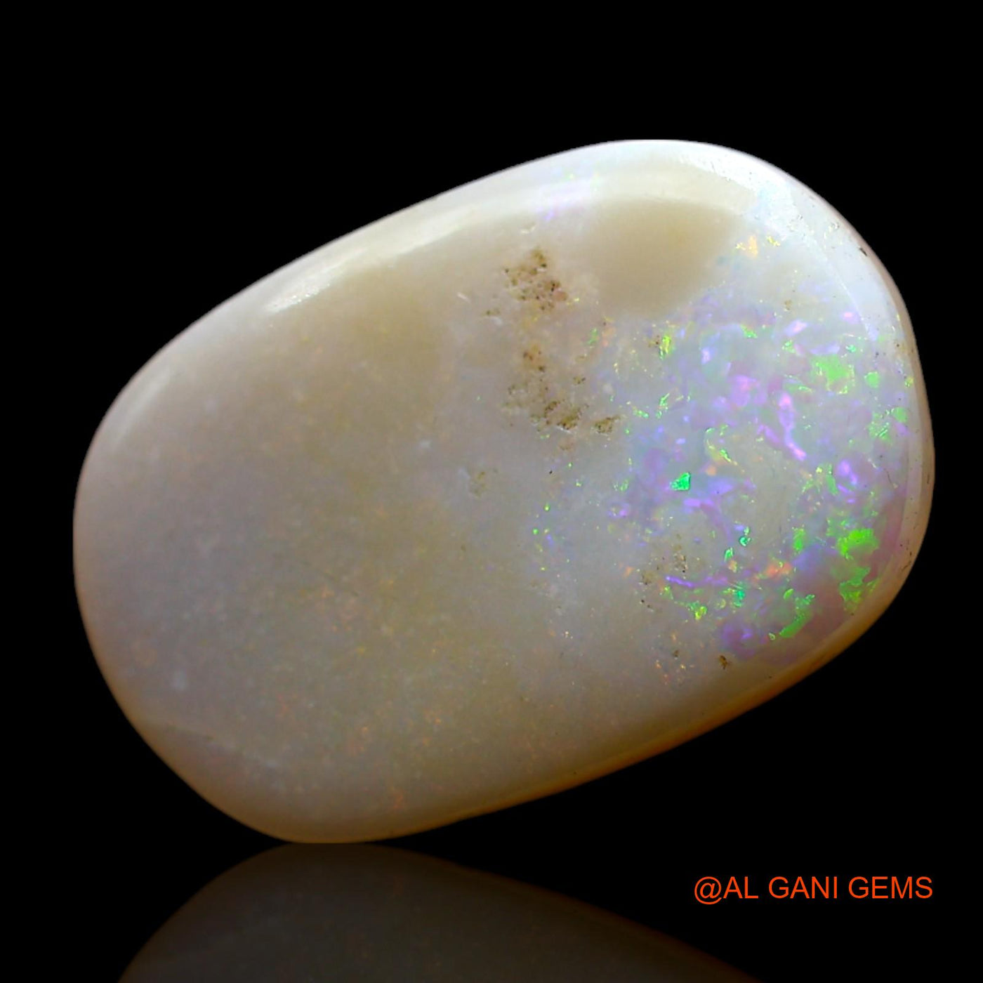 6.00 Cts Unheated Australian Fire Opal Loose Gemstone Oval Cabochon Natural 17x12x3 mm AF-305