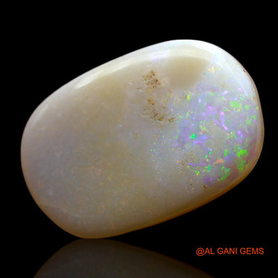 6.00 Cts Unheated Australian Fire Opal Loose Gemstone Oval Cabochon Natural 17x12x3 mm AF-305