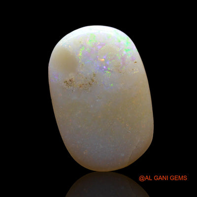 6.00 Cts Unheated Australian Fire Opal Loose Gemstone Oval Cabochon Natural 17x12x3 mm AF-305