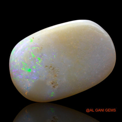 6.00 Cts Unheated Australian Fire Opal Loose Gemstone Oval Cabochon Natural 17x12x3 mm AF-305