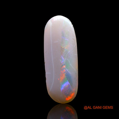 3.00 Cts Natural Australian Fire Opal Loose Gemstone Oval Cabochon 20x8x3 mm AF-306